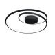 Lustre aplicate - Lustra LED aplicata design circular Oz pl d60 on-off 2700k negru