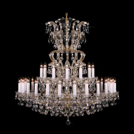 Lustre Cristal Bohemia - Lustra Maria Theresa cu 37 brate, cristal Bohemia L14 304/37/1-A