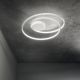 Lustre aplicate - Lustra LED aplicata design circular Oz pl d60 on-off 4000k negru