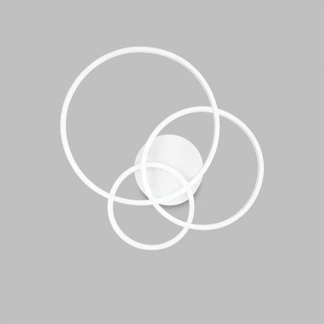 Lustre aplicate - Lustra LED aplicata design geometric circular Frame PL cerchio 2700k