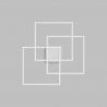 Lustra LED aplicata design geometric Frame PL quadrato 2700k