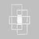 Lustre aplicate - Lustra LED aplicata design geometric Frame PL rettangolo 2700k