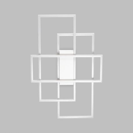 Lustre aplicate - Lustra LED aplicata design geometric Frame PL rettangolo 2700k