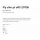 Plafoniere - Plafoniera LED moderna Fly slim pl d45 2700k