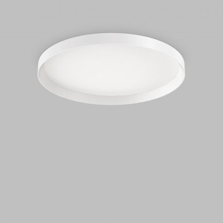 Plafoniere - Plafoniera LED moderna Fly pl d60 2700k alba