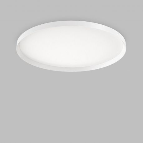 Plafoniere - Plafoniera LED XXL moderna Fly pl d90 2700k alba