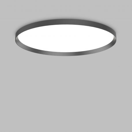 Plafoniere - Plafoniera LED XXL moderna Fly pl d90 2700k negru