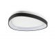 Plafoniera LED design circular Gemini pl d042 on-off 2700k negru