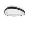 Plafoniera LED design circular Gemini pl d042 on-off 2700k negru