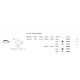 Plafoniere - Plafoniera LED design circular Gemini pl d042 on-off 2700k negru