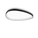 Plafoniera LED design circular Gemini pl d061 on-off 2700k negru