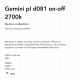 Plafoniere - Plafoniera LED design circular Gemini pl d081 on-off 2700k alb