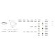 Plafoniere - Plafoniera LED design circular Gemini pl d081 on-off 2700k negru
