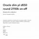 Lustre aplicate - Lustra LED design geometric Oracle slim pl d050 round 2700k on-off alba