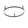 Lustra LED design geometric Oracle slim pl d050 round 2700k on-off negru