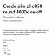 Lustre aplicate - Lustra LED design geometric Oracle slim pl d050 round 4000k on-off alba