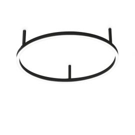Lustra LED design geometric Oracle slim pl d050 round 4000k on-off negru
