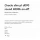 Lustre aplicate - Lustra LED design geometric Oracle slim pl d090 round 4000k on-off negru