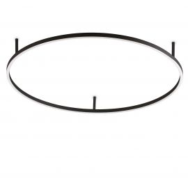 Lustra LED design geometric Oracle slim pl d090 round 4000k on-off negru