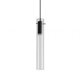 Pendule, Lustre suspendate - Pendul LED design minimalist Flam sp transparent