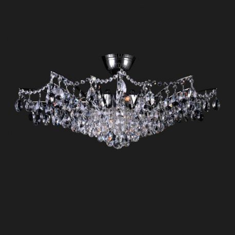 Plafoniere Cristal Bohemia - Plafoniera moderna cristal Bohemia 80cm