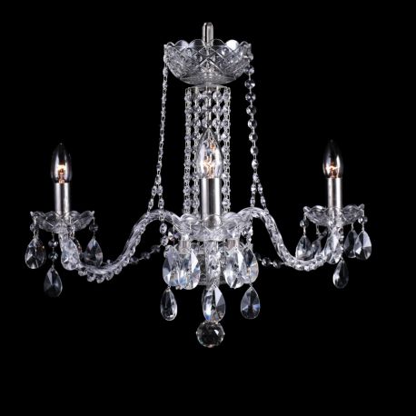 Lustre Cristal Bohemia - Lustra 3 brate cristal Bohemia L11 007/03/1-A
