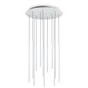 Lustra cu 12 pendule LED design tubular FILO sp12 2700k alb