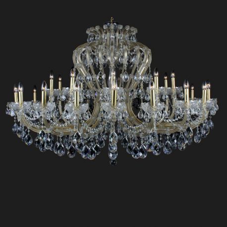 Lustre Cristal Bohemia - Candelabru Maria Theresa cu 30 brate, cristal Bohemia L14 006/30/1, F 2 floor
