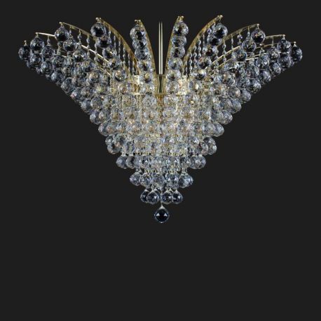 Plafoniere Cristal Bohemia - Plafoniera cristal Bohemia diametru 100cm, L17 555/18/4