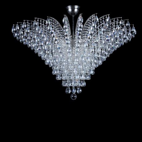 Plafoniere Cristal Bohemia - Plafoniera cristal Bohemia diametru 100cm, L17 555/18/1-A