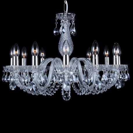 Lustre Cristal Bohemia - Lustra cu 12 brate, cristal Bohemia L11 006/12/1-A, F 1 floor