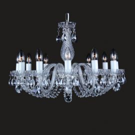 Lustre Cristal Bohemia - Lustra cu 12 brate, cristal Bohemia L11 006/12/1-A, F 1 floor