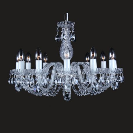 Lustre Cristal Bohemia - Lustra cu 12 brate, cristal Bohemia L11 006/12/1-A, F 1 floor