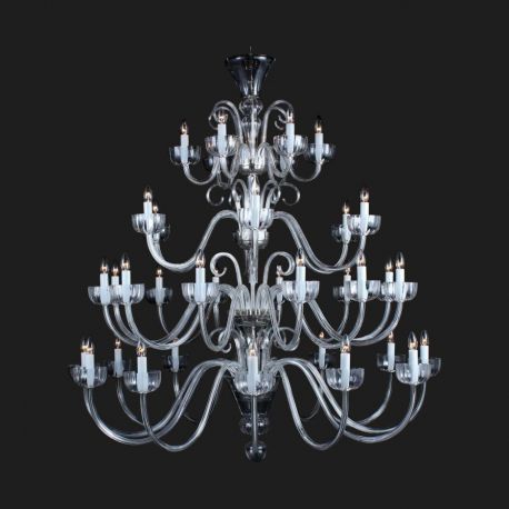 Lustre Cristal Bohemia - Lustra XXL 36 brate eleganta design LUX, L11 901/36/0
