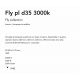Plafoniere - Plafoniera LED moderna Fly pl d35 3000k negru
