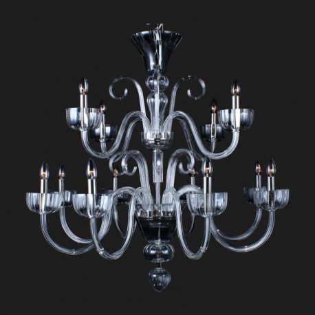 Lustre Cristal Bohemia - Lustra 12 brate eleganta design LUX, L11 901/12/0, F 2 floor