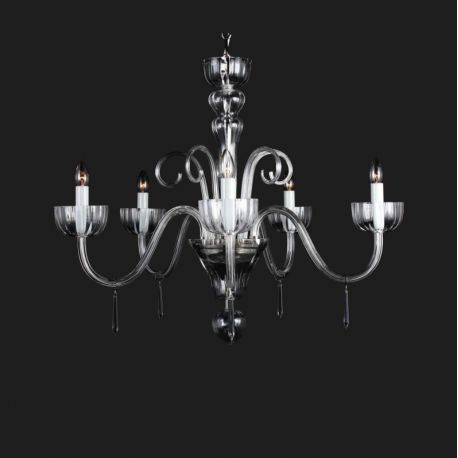 Lustre Cristal Bohemia - Lustra 5 brate cristal Bohemia, L11 901/05/3-H