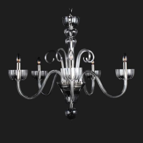 Lustre Cristal Bohemia - Lustra 5 brate eleganta design LUX, L11 901/05/0