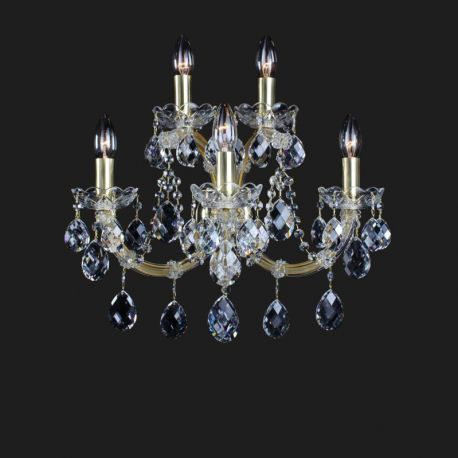 Aplice Cristal Bohemia - Aplica cu 5 brate Cristal Bohemia Maria Theresa