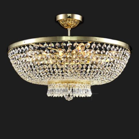 Plafoniere Cristal Bohemia - Lustra, Plafoniera cristal Bohemia 60cm