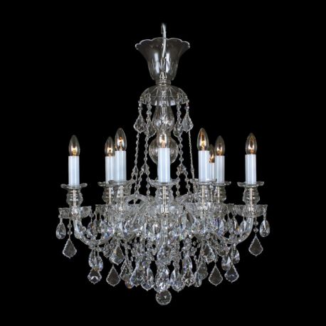 Lustre Cristal Bohemia - Lustra 10 brate cristal Bohemia