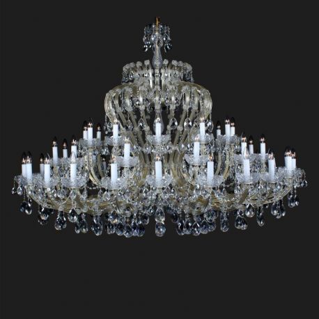 Lustre Cristal Bohemia - Candelabru Maria Theresa cu 48 brate cristal Bohemia L14 008/48/1, F 3 floor