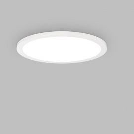 Plafoniere - Plafoniera LED moderna Fly slim pl d35 3000k alba