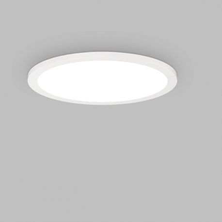 Plafoniere - Plafoniera LED moderna Fly slim pl d35 3000k alba