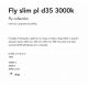 Plafoniere - Plafoniera LED moderna Fly slim pl d35 3000k alba