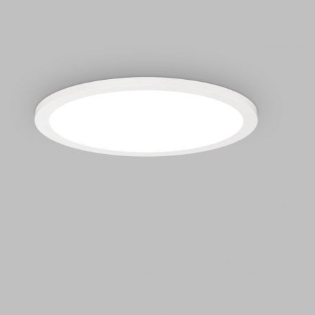 Plafoniere - Plafoniera LED moderna Fly slim pl d35 4000k alba