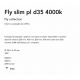 Plafoniere - Plafoniera LED moderna Fly slim pl d35 4000k alba