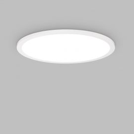 Plafoniere - Plafoniera LED moderna Fly slim pl d45 3000k alba