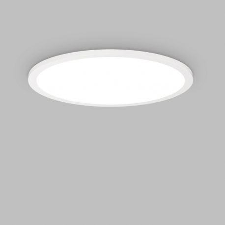 Plafoniere - Plafoniera LED moderna Fly slim pl d45 3000k alba