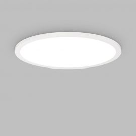 Plafoniere - Plafoniera LED moderna Fly slim pl d45 4000k alba